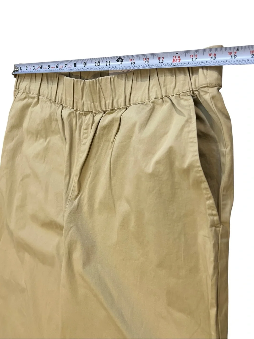 On 34th Core Chino Pant, Straight Leg with Pockets, Color Tan , Size XL - Picture 7 of 13